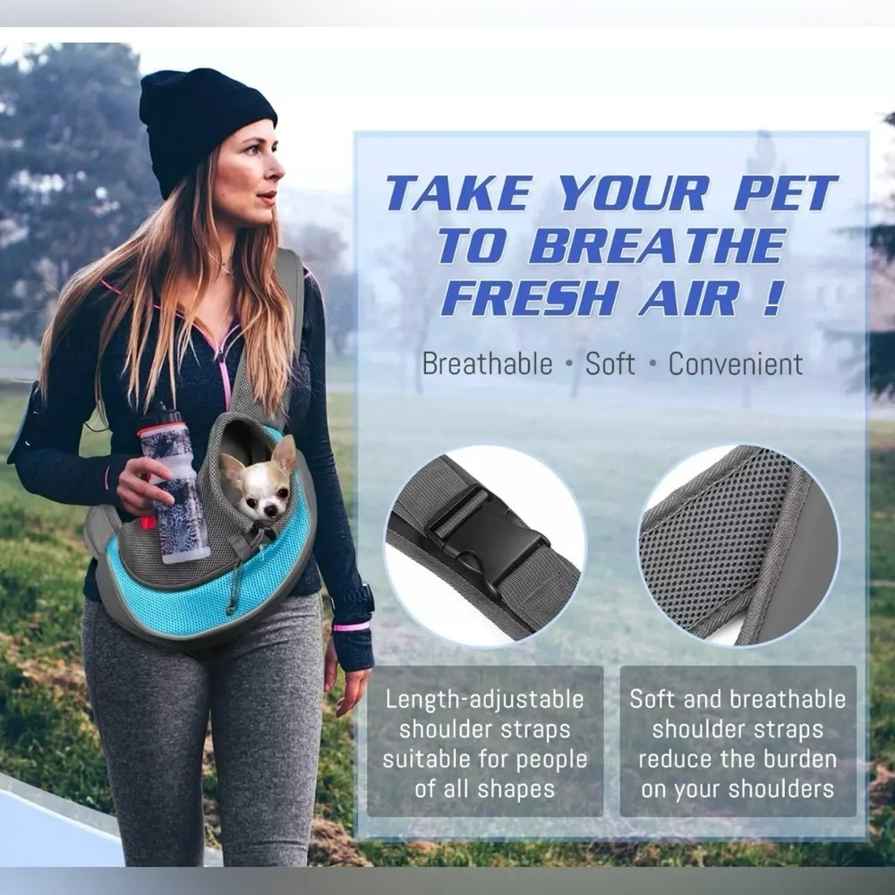 😍 YUDODO Pet Sling Carrier | Sz Medium | Sky Blue | Brand New